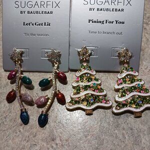 Sugarfix by Baublebar Christmas earrings